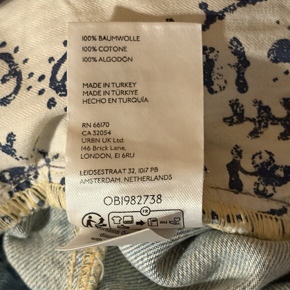 Free People Pandora Wide Flare Women’s Jeans Size 28 Gaucho Style Denim - Picture 14 of 16